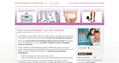 Desktop Screenshot of pressotherapie-cellulite.com