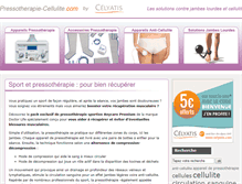 Tablet Screenshot of pressotherapie-cellulite.com